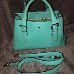 Kate spade mint/teal arm purse